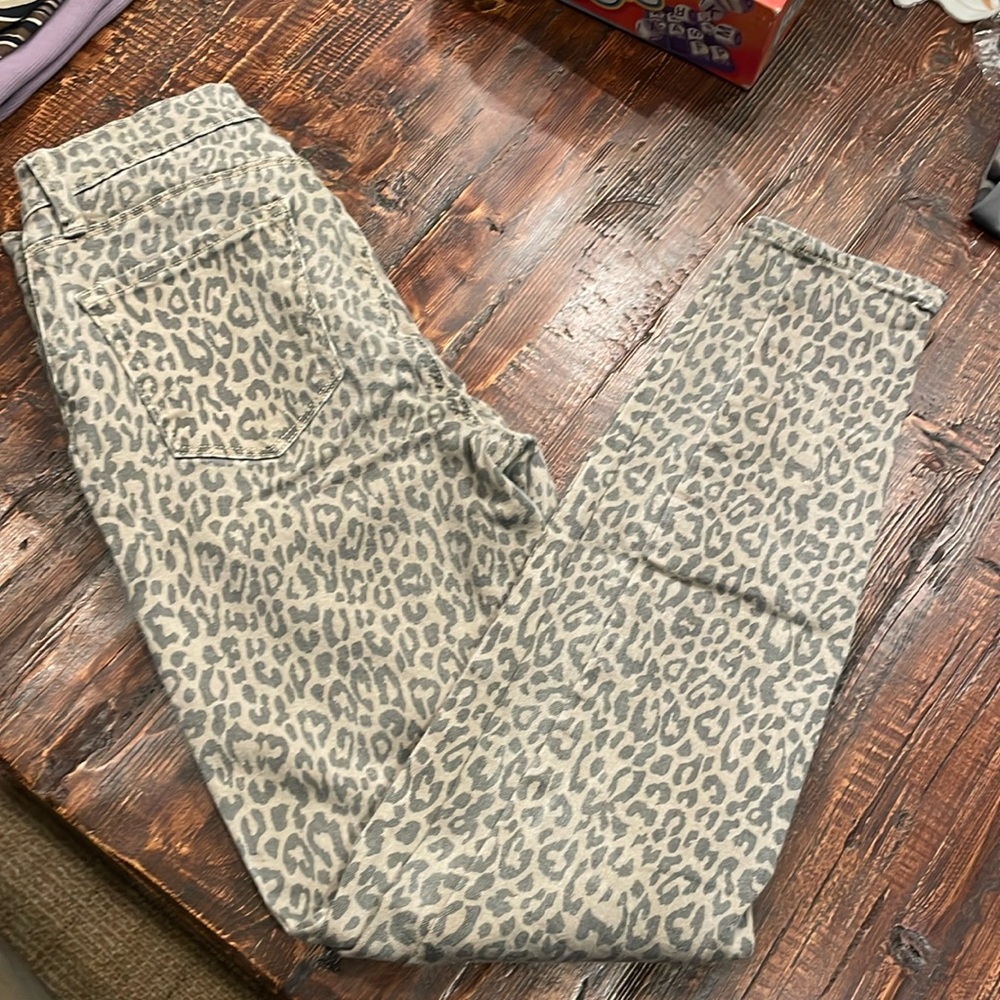 Cheetah Print Pacsun Skinny Jeans